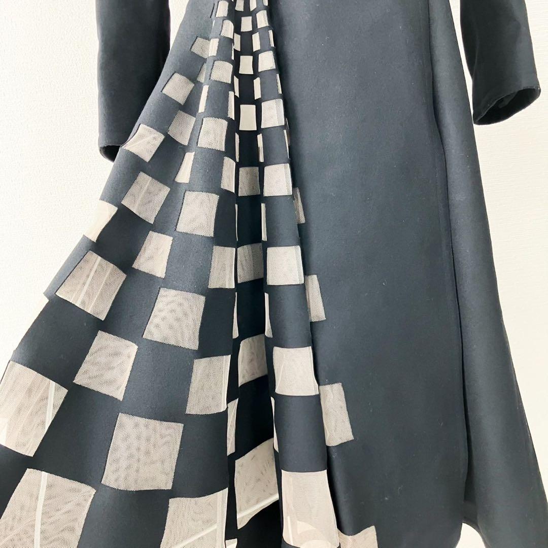 FENDI カシミヤ混ロングダブルコート ペカン柄 ランウェイコレクション 44