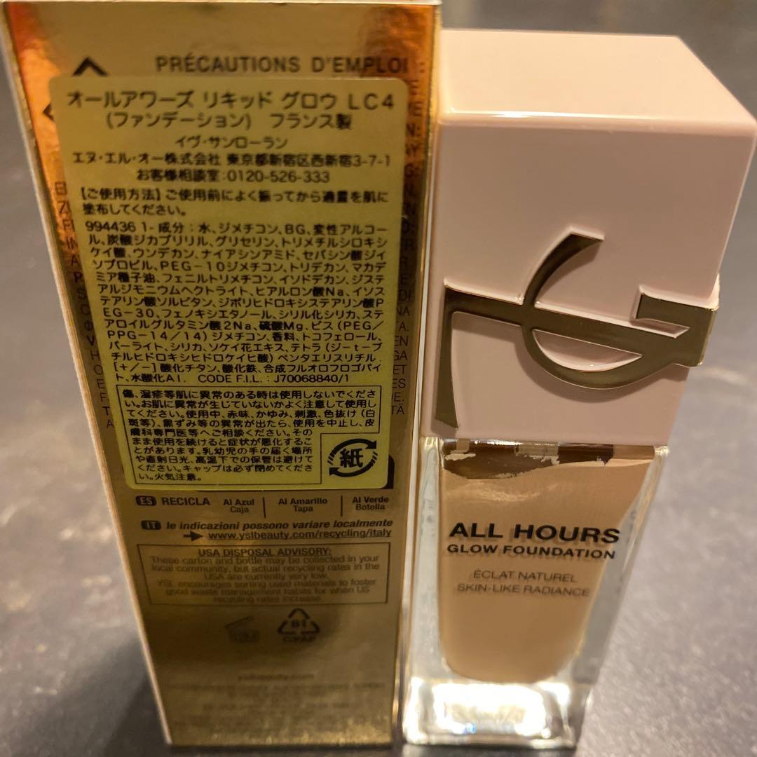 ファンデーション YSL ALL HOURS GLOW FOUNDATION 30ml #LC4
