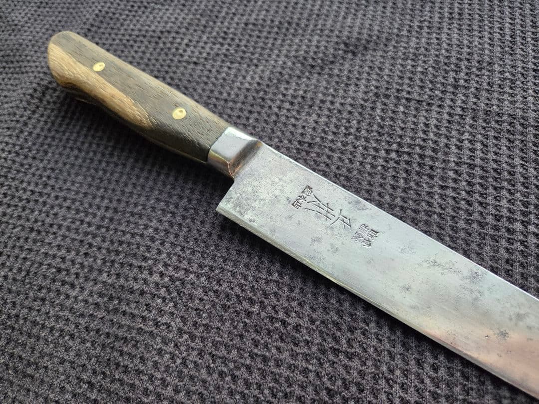 正本　総本店　牛刀 木製ハンドル 約30cm　包丁