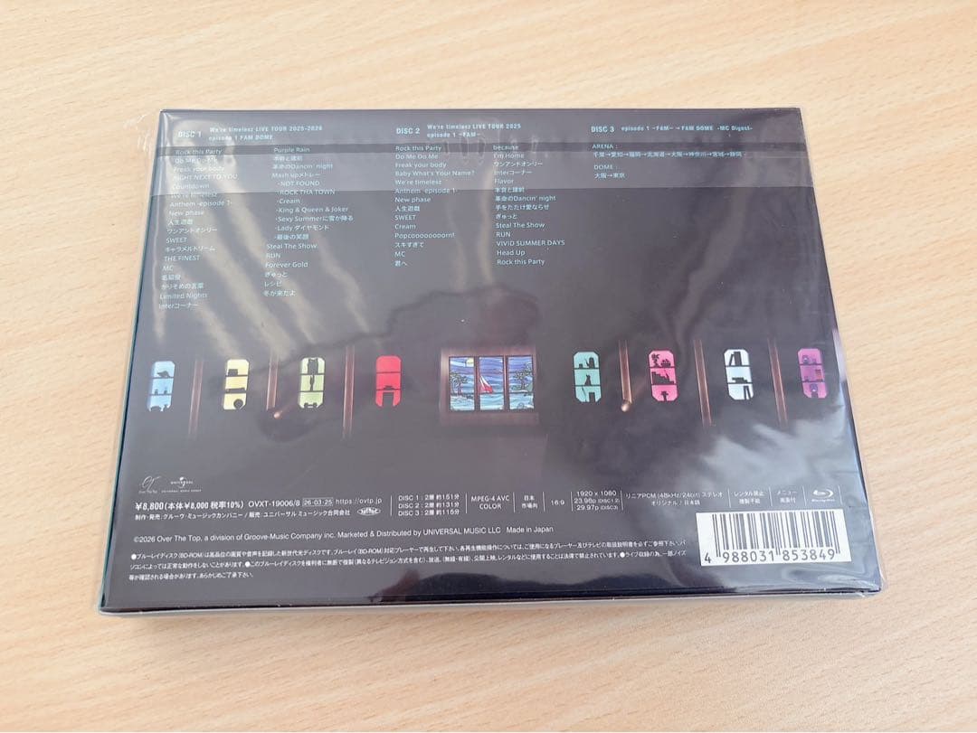 timelesz FAM DOME 初回限定盤　Blu-ray