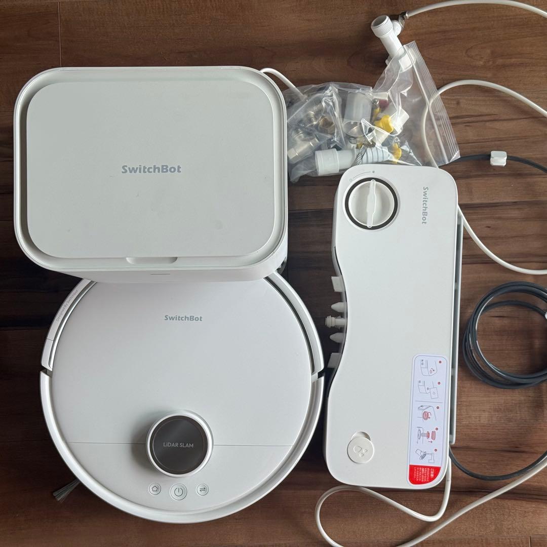 【訳あり】SwitchBot ロボット掃除機 S10 水交換ステーション付き