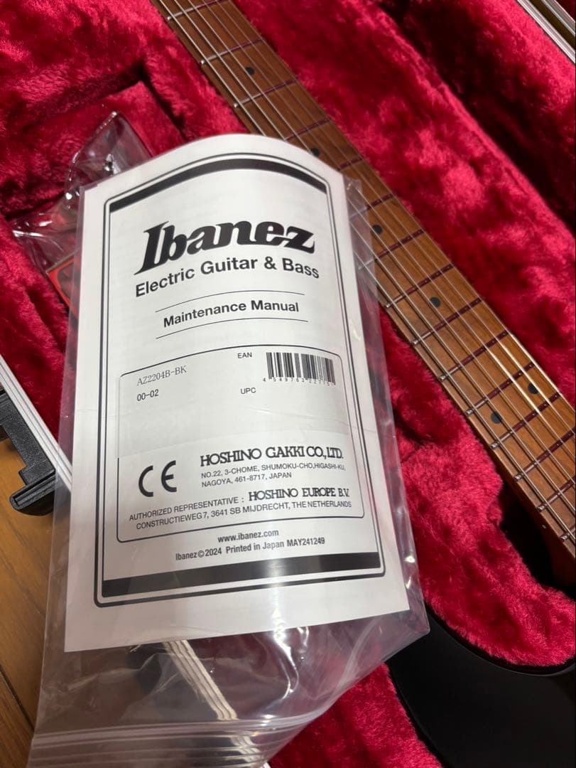 美品　Ibanez AZ2204B Prestige