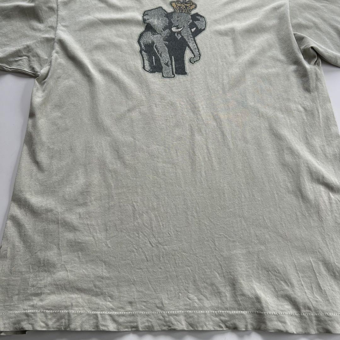 XL 】 80s old stussy キングエレファント Tシャツ 象 王冠