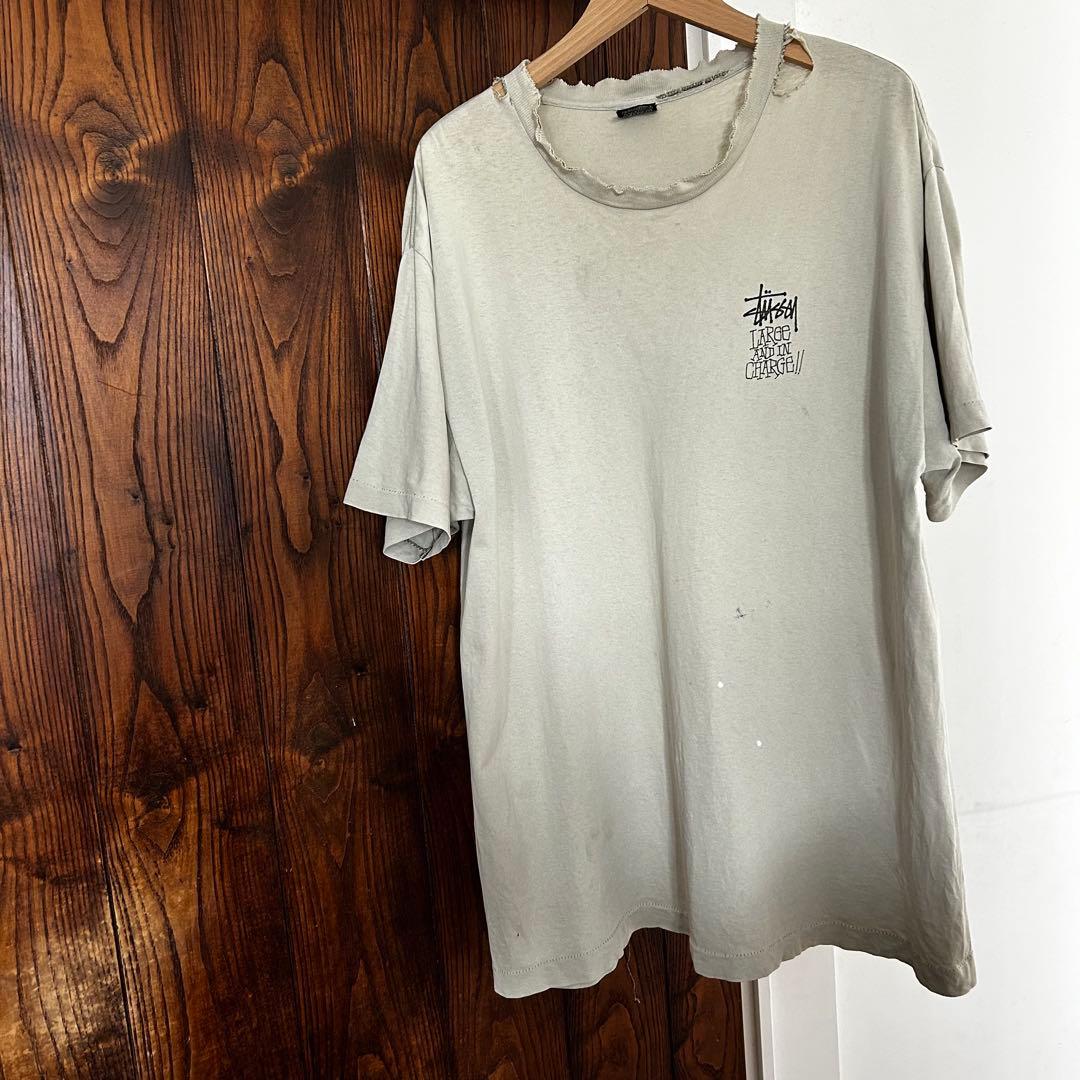 XL 】 80s old stussy キングエレファント Tシャツ 象 王冠