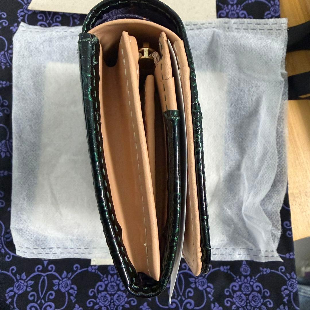 【新品】 アナスイ ルーミー 折り財布 グリーン 緑 即日発送 正規品