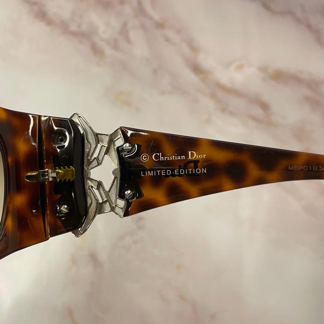 dior ディオール バタフライ ラインストーン Y2K サングラス ケース付き