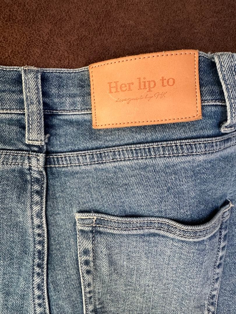 パンツ herlipto New York High-Waisted Jeans 24