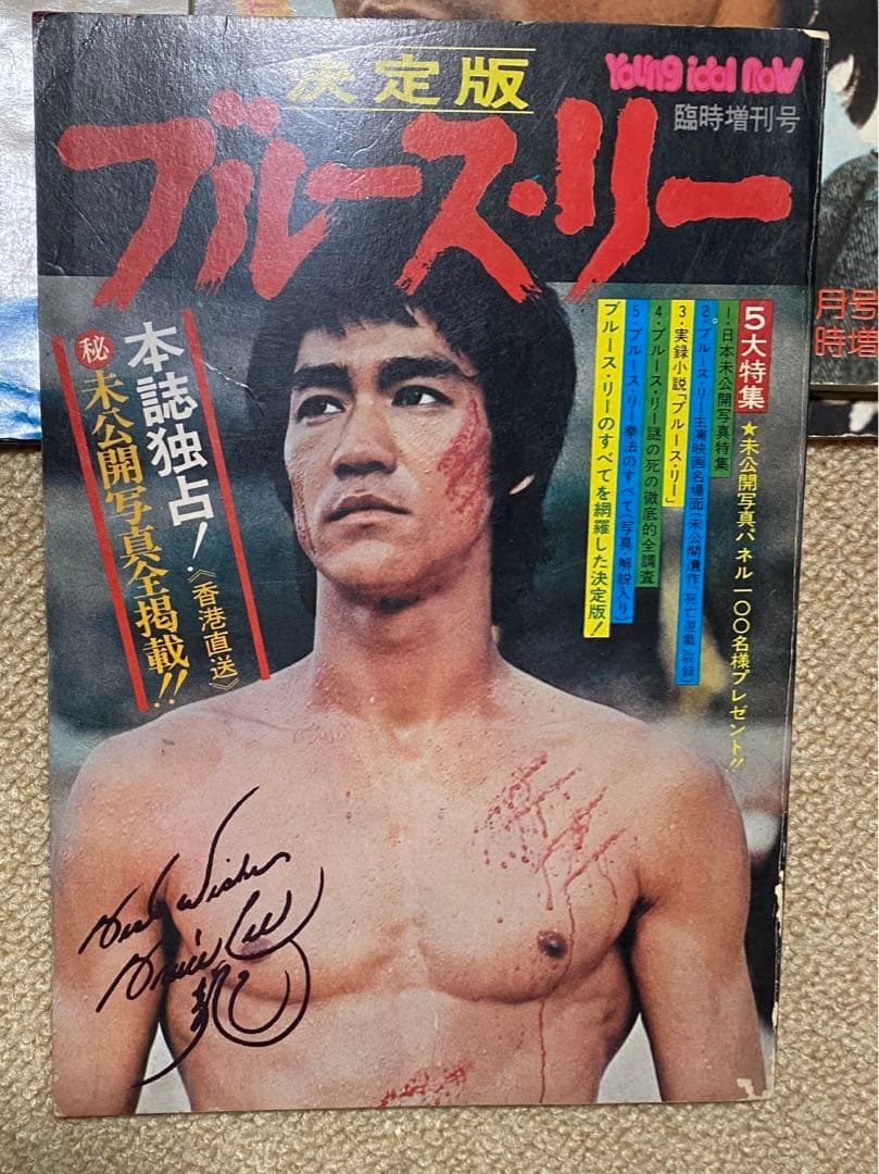 ブルース・リー　雑誌　ポスター　まとめ売り　李小龍　燃えよドラゴン　死亡遊戯