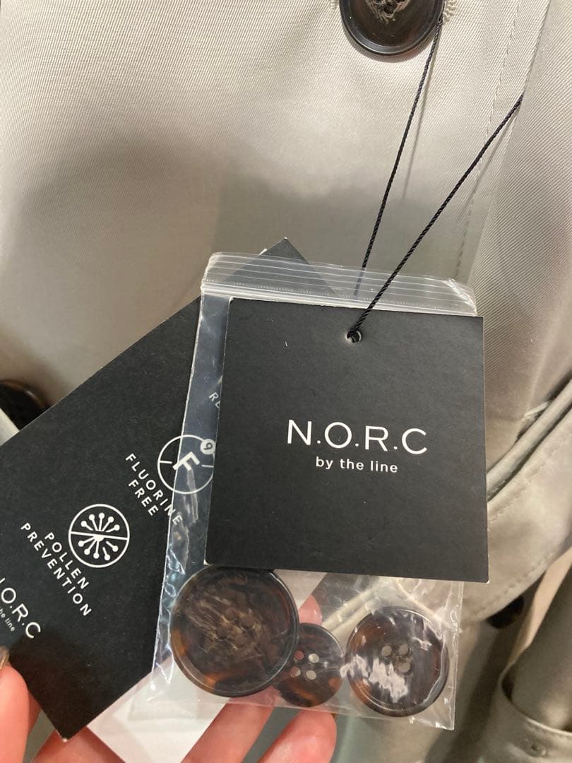 【新品タグ付き】N.O.R.C by the line トレンチコート