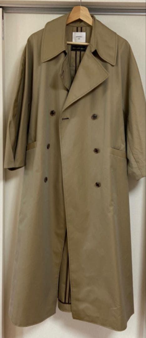 ジャケット・アウター AMERI TURKEY ORGANIC FLARE TRENCH COAT