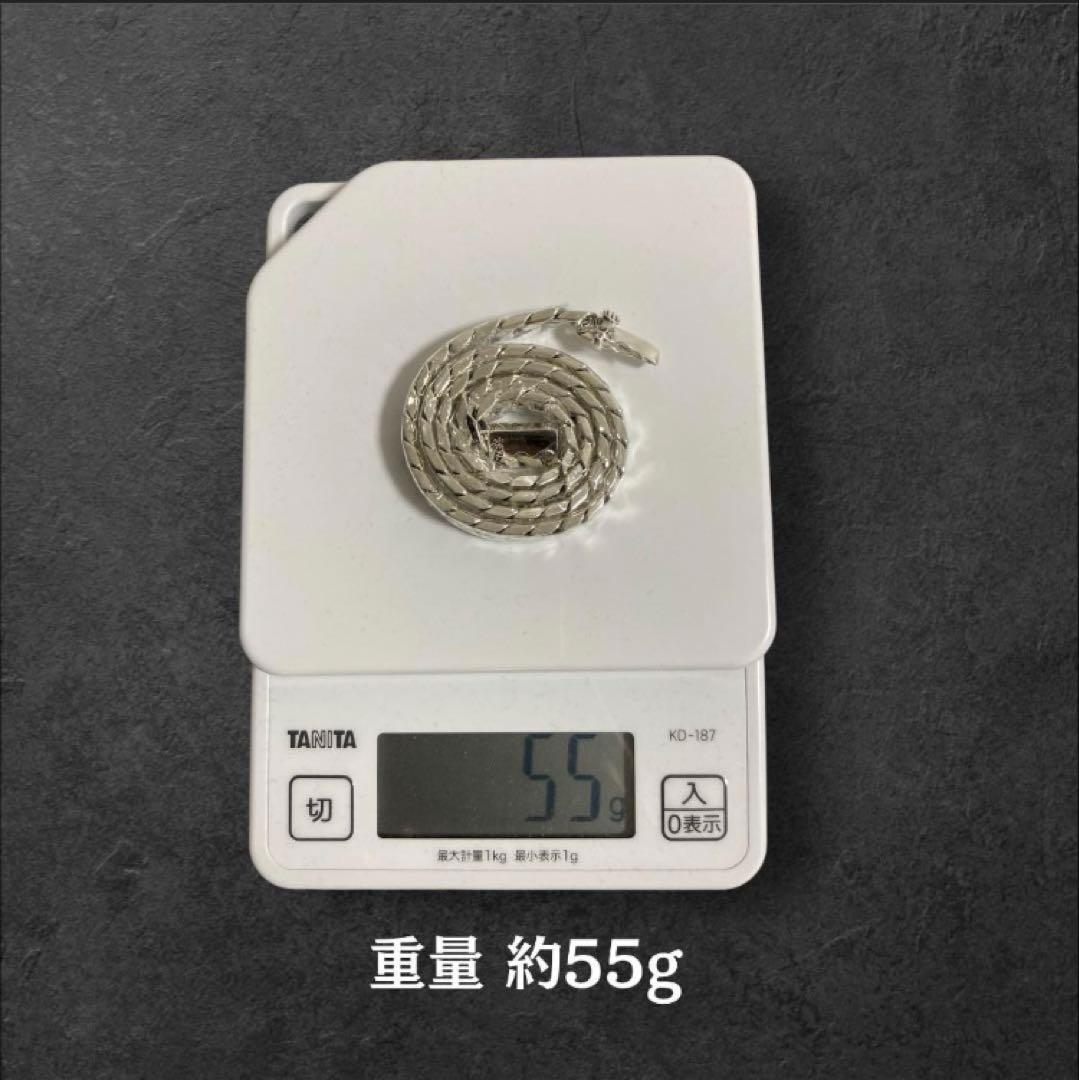 【最終値下げ】喜平 ネックレス 幅7mm 長さ50cm S925刻印 鑑定書付き