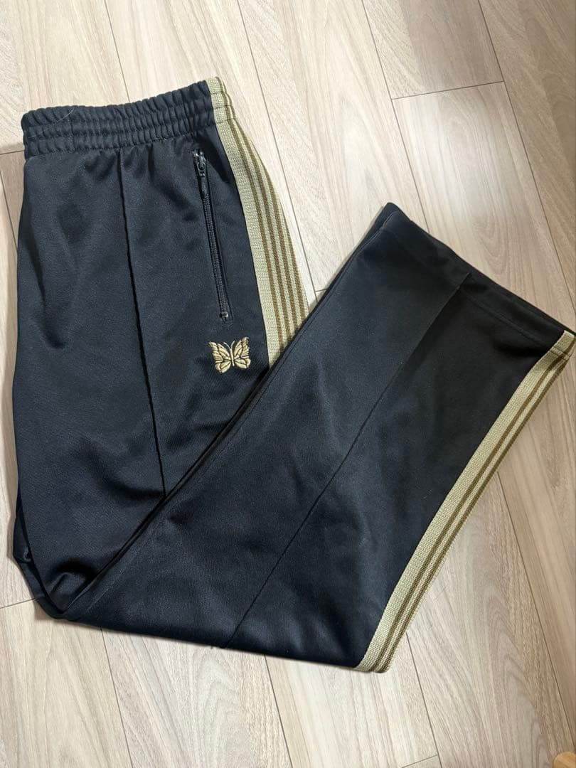 Needles ニードルズ トラックパンツ ブラック XL