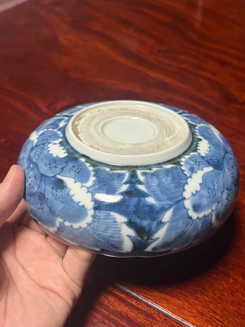 古伊万里　総牡丹　無傷完品　膾皿　牡丹　草花　膾皿　ぼたん　なます
