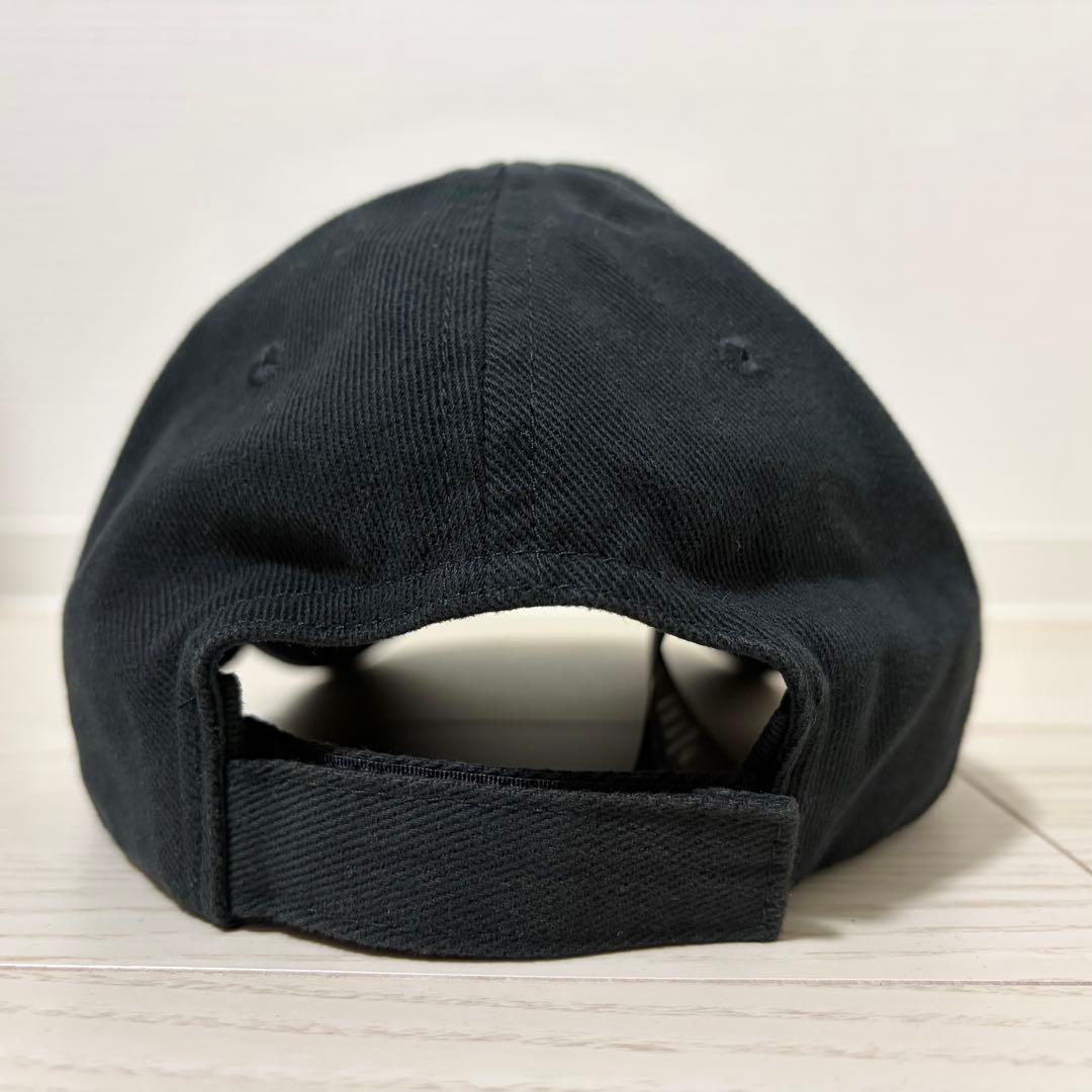 ✨極美品✨BALENCIAGA　キャップ　L59 　新ロゴ　マジックテープ　黒