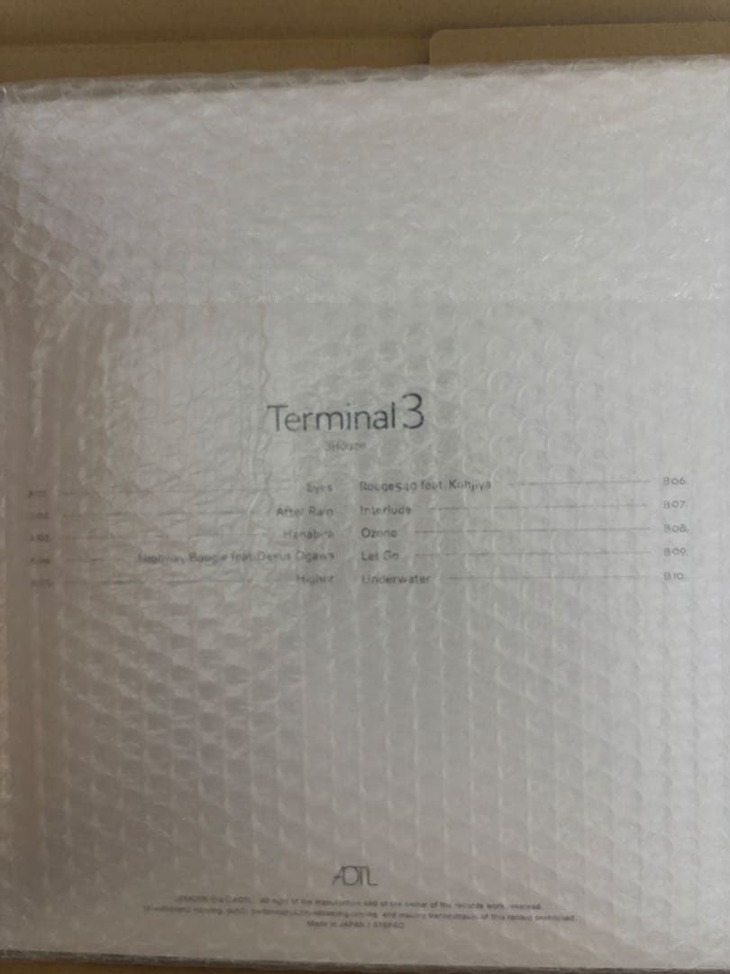 【新品未開封】3house TERMINAL3 レコード