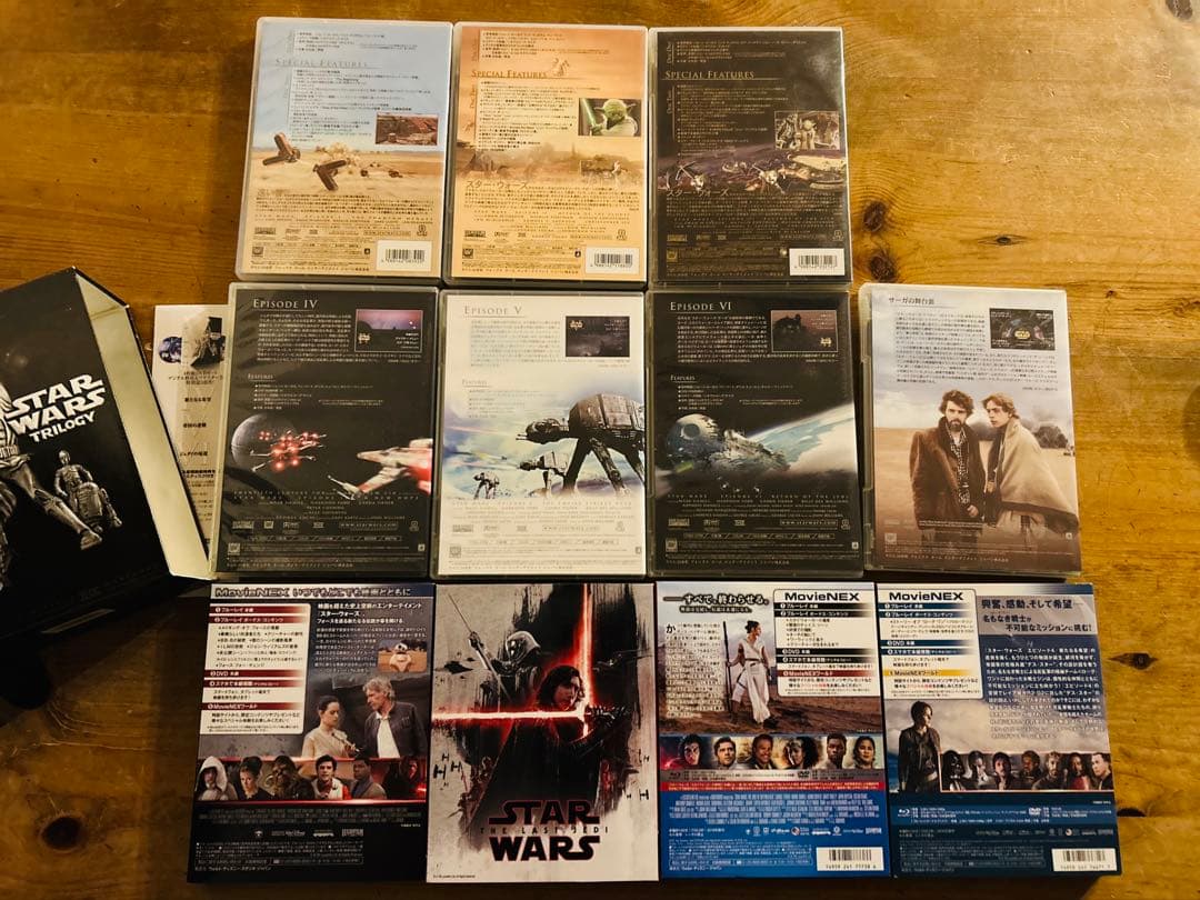 スターウォーズ 全シリーズ　DVD + Blu-ray 10点セット