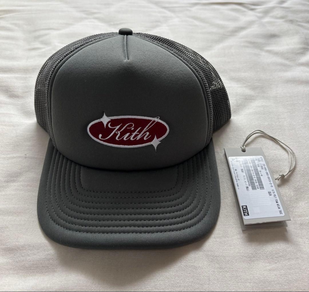 Kith メッシュ トラッカー キャップ オリーブ カーキ