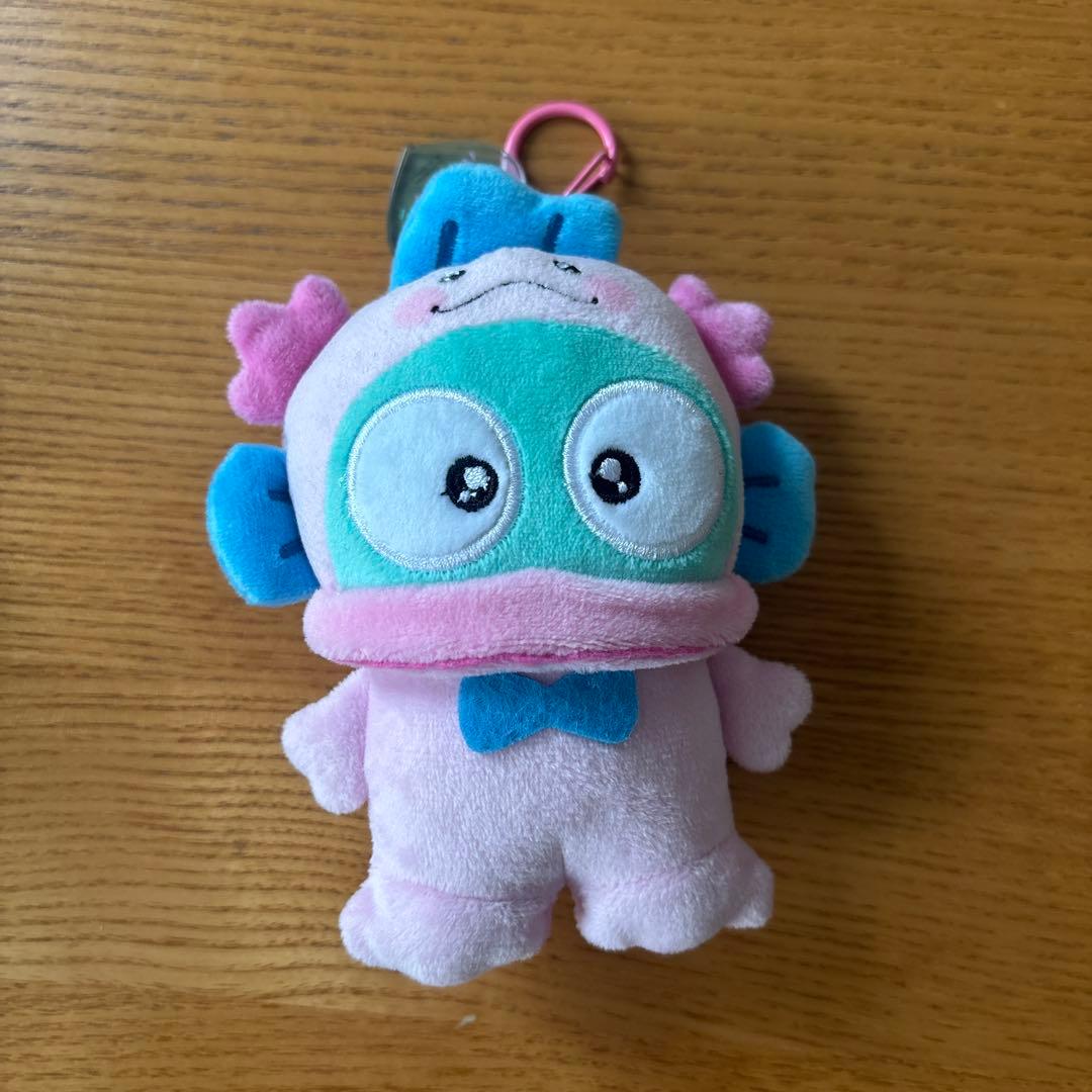 【美品】うぱごろう×ハンギョドン ぬいぐるみキーホルダー 2個セット 佐藤大樹