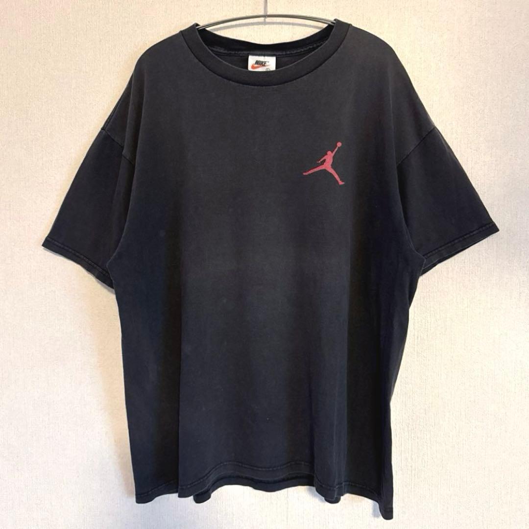NIKE　両面プリントTシャツ　90s　ジョーダン　USA製　L　着用感XL