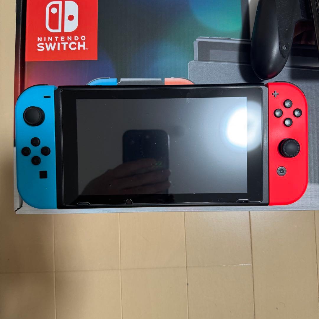 Nintendo Switch 本体 青/赤 256GB microSD付き