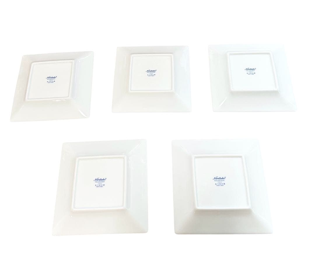 Noritake ノリタケ スクエア プレート 絵変りあづまの路