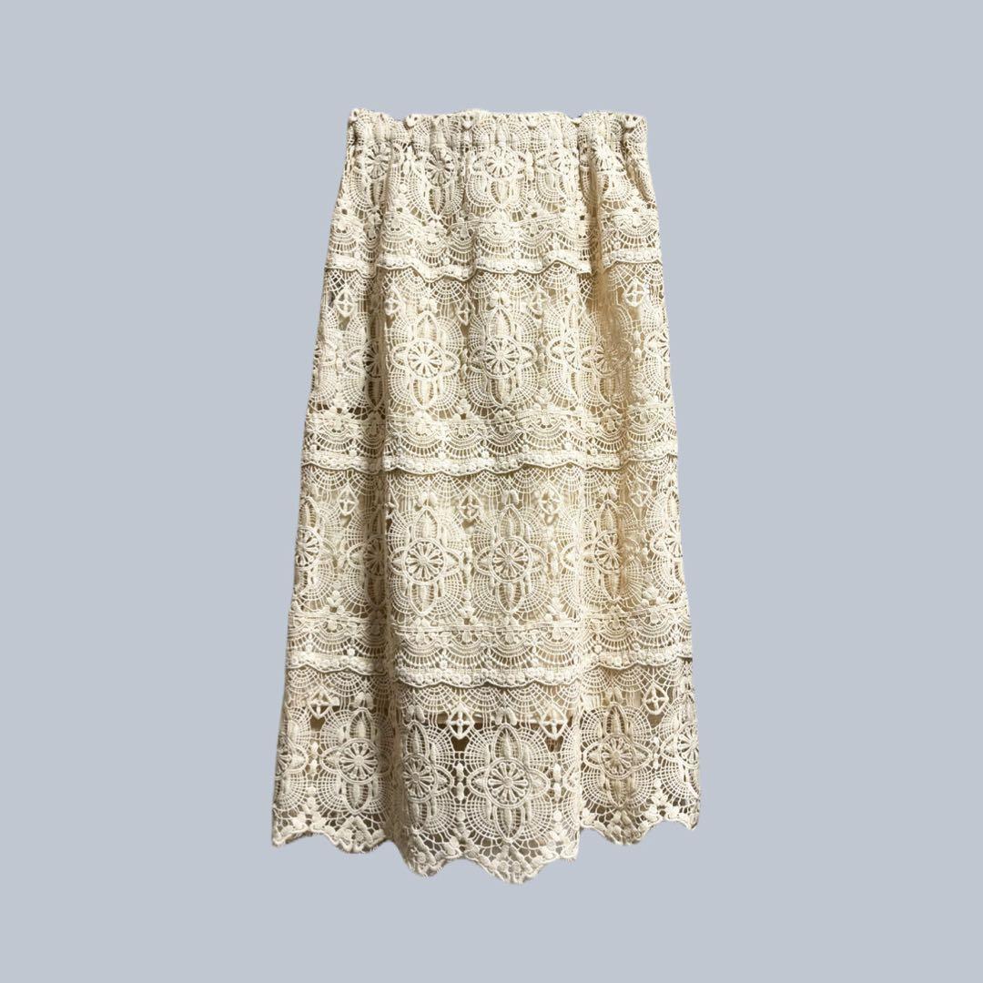 【journal standard luxe】 レースMIX スカート