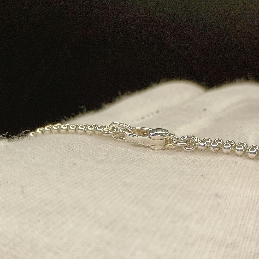 【美品】GUCCI ボールチェーン 50cm 2mm幅 SILVER925