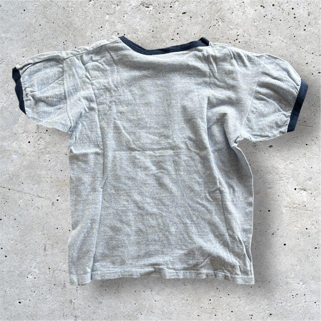 70s USA製 Champion バータグ 88/12 半袖 リンガーT