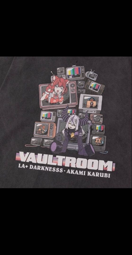 【XLサイズ】Vtubervaultroom VR × LAPKARU TEE