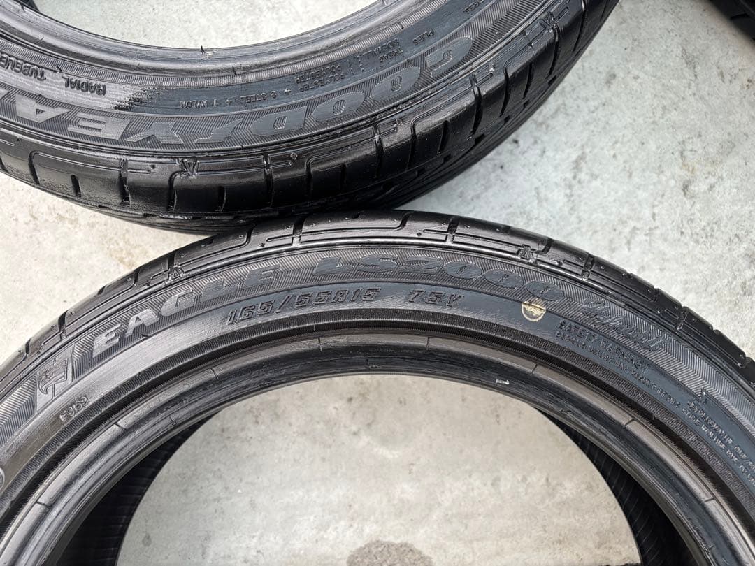 超バリ山 23年製 グッドイヤー イーグル LS2000 165/55r15