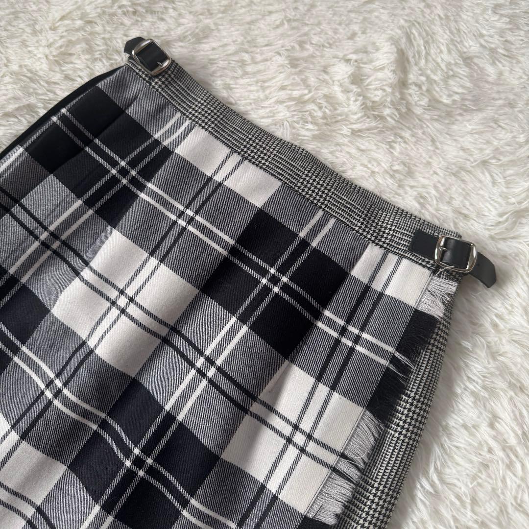 美品✨オニールオブダブリン プリーツ ロングスカート パッチワーク 73㎝