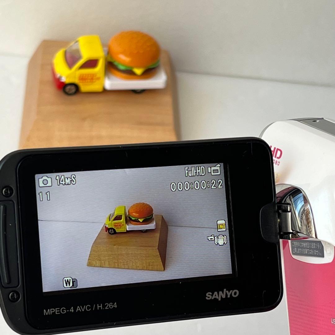 ⭐️極良美品⭐️SANYOデジタルムービーカメラXacti DMX-CA100(P)