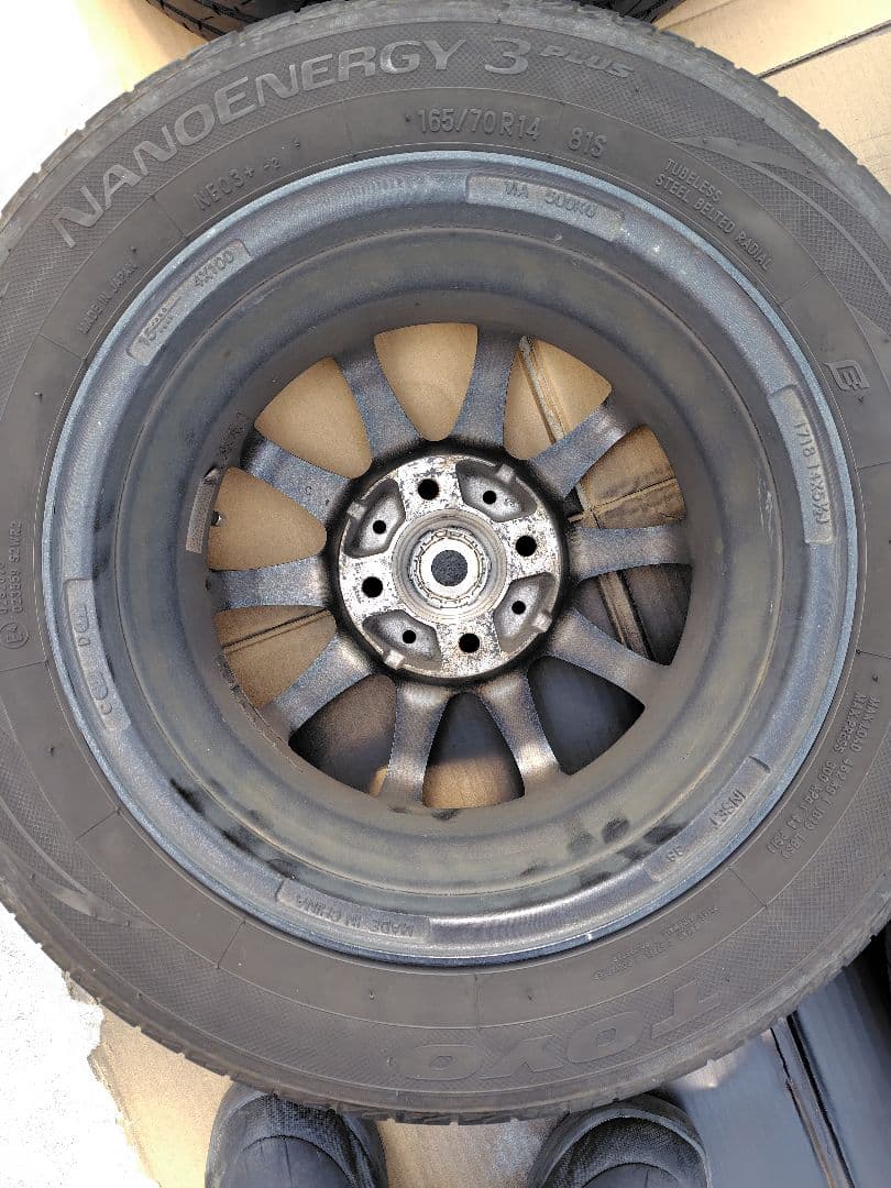 14インチ 5.5j ET38 タイヤ ホイール