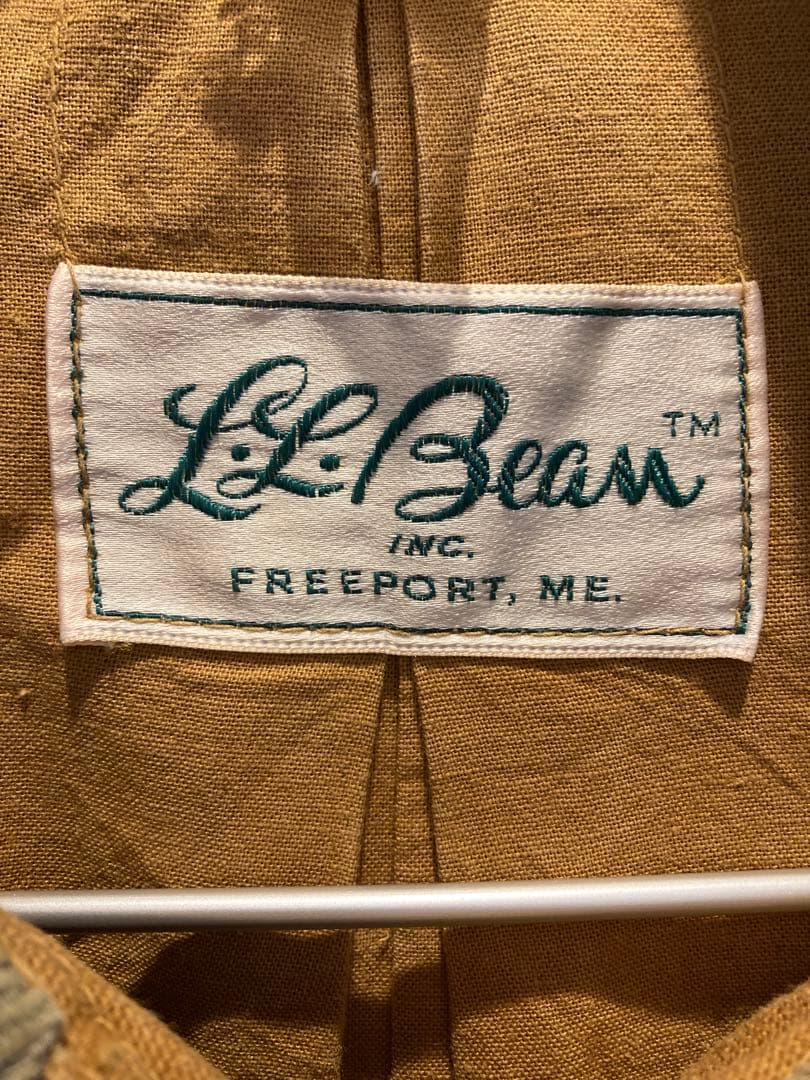 LLBean 筆記体 ハンティングジャケット 70年代XL 涙talon