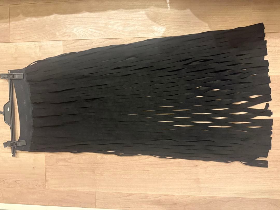 HYKE ／ULTRASUEDE NET SKIRT