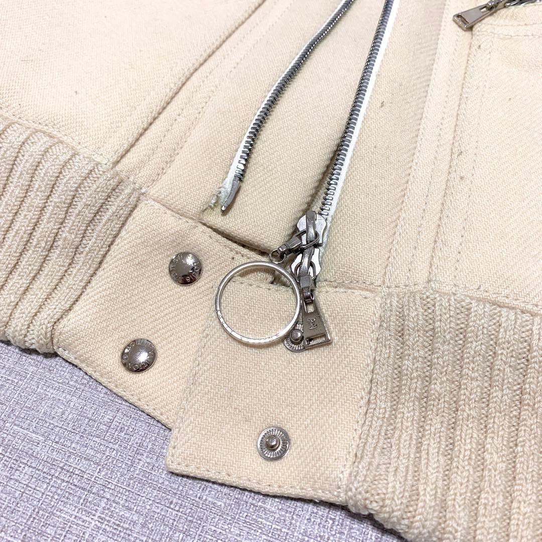 Louis Vuitton ジップアップブルゾン ハイネック ベージュ 36