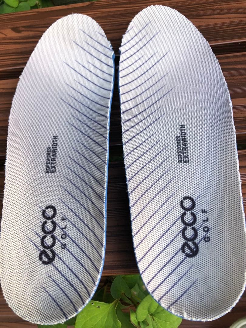371番 美品ECCO ゴルフシューズ 38 24.0cmスパイクレス