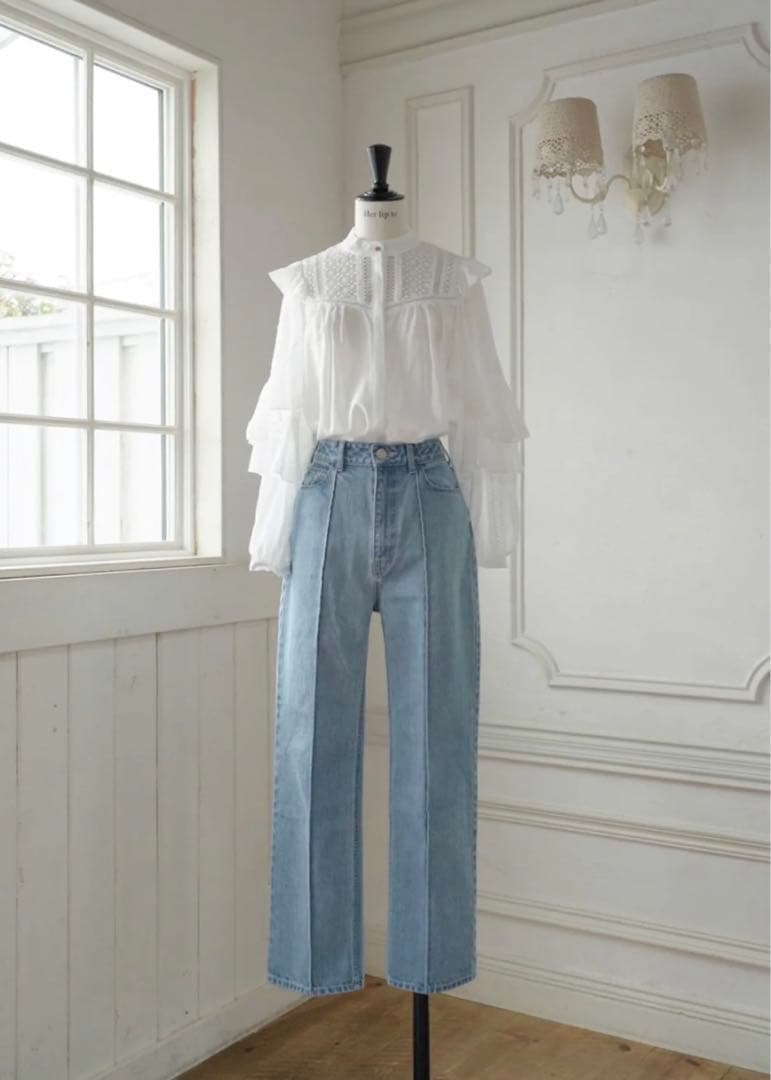 パンツ herlipto Valencia High Rise Jeans 25