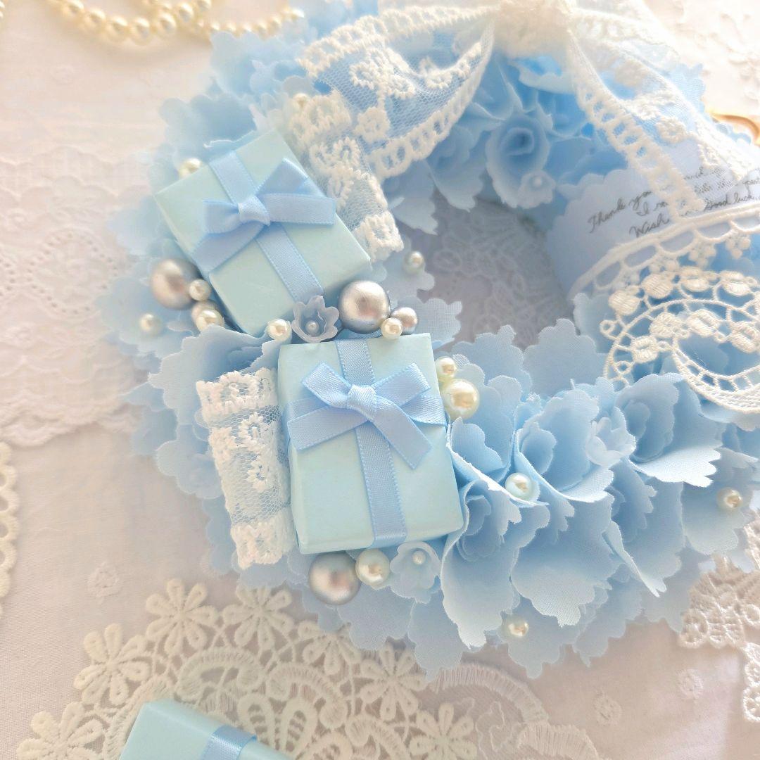 専用　布リース*Something blue*