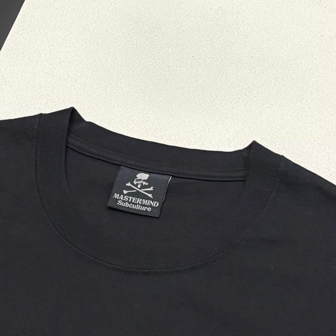 新品未使用 MASTERMIND SUBCULTURE スカル Tシャツ M 黒
