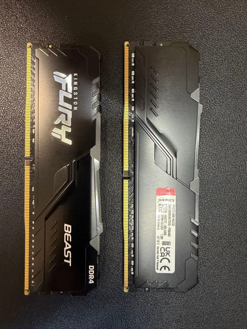 メモリー KINGSTON FURY BEAST DDR4 32GB (2x16GB)