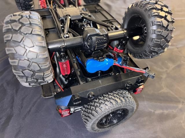 ポ*中様 MN128改 1/12スケール 4WD RCクローラー オープントップ