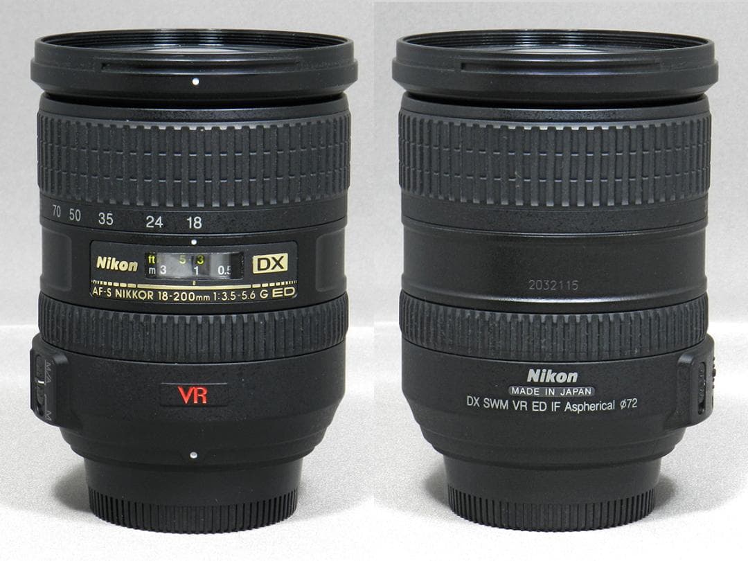 Nikon AF-S DX 18-200mm 3.5-5.6 G VR　中古美品