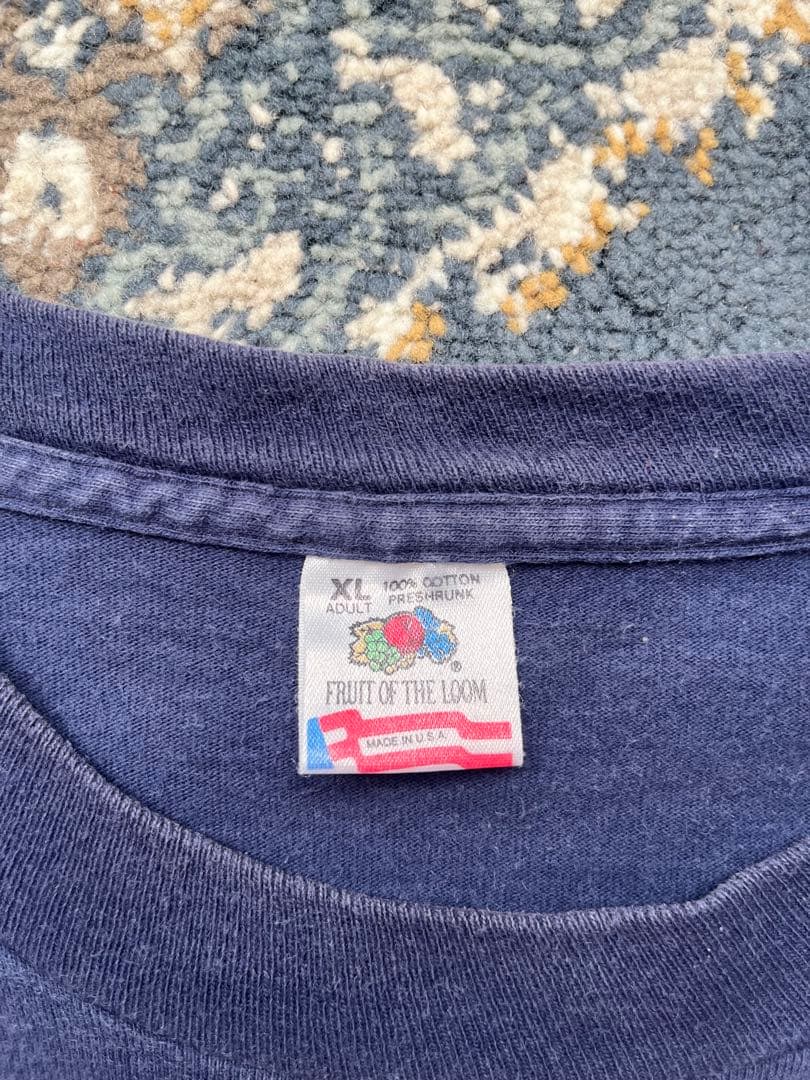 90s USA製 SUNFLOWER ひまわり ネイビー Tシャツ XLサイズ