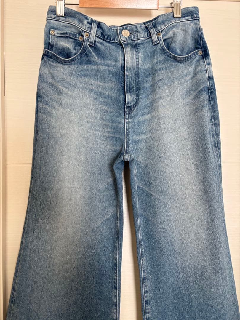 【MOUSSY】 ADVANCED LONG LEG フレア デニム 26