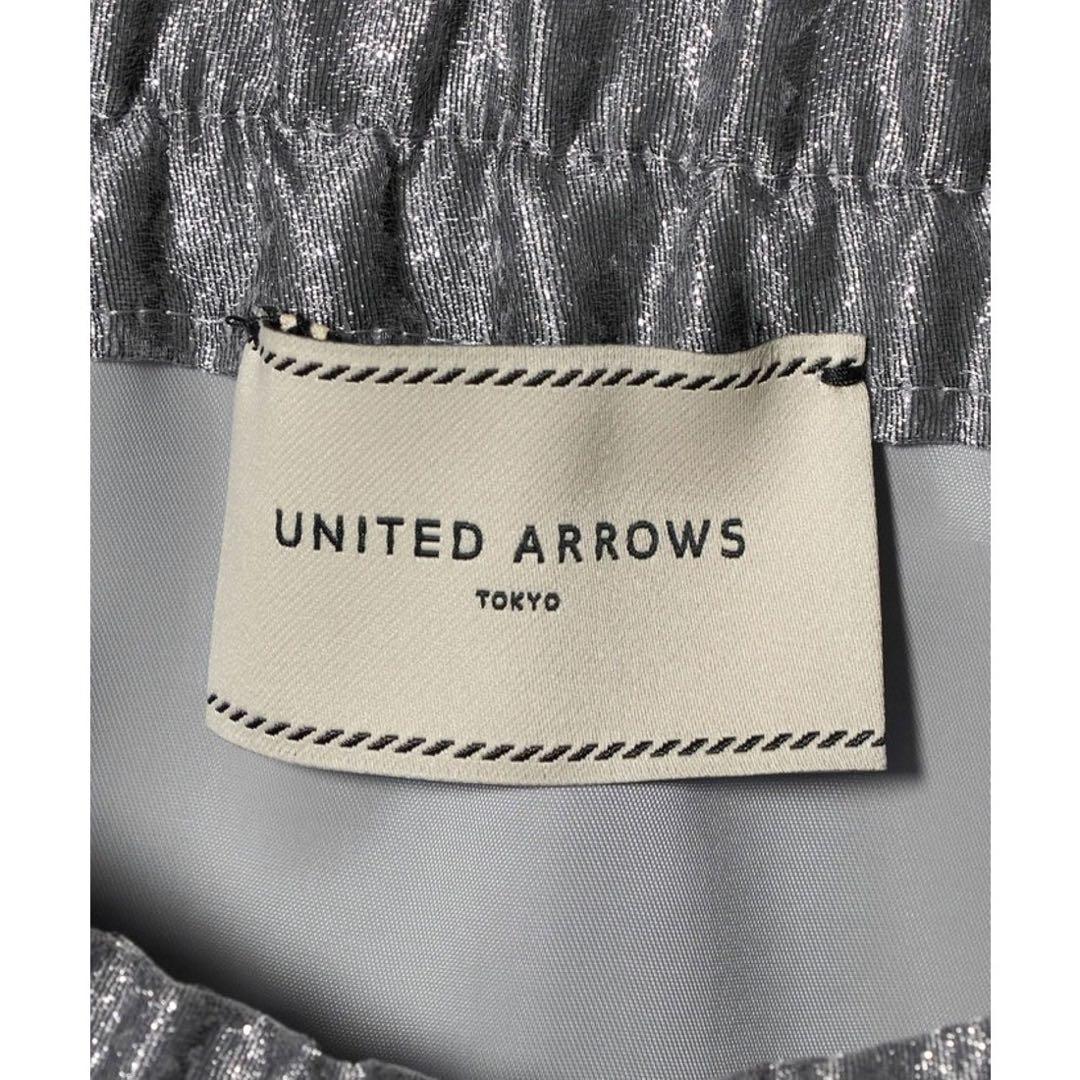 UNITED ARROWS スケルトン シャインジャカード スカート38