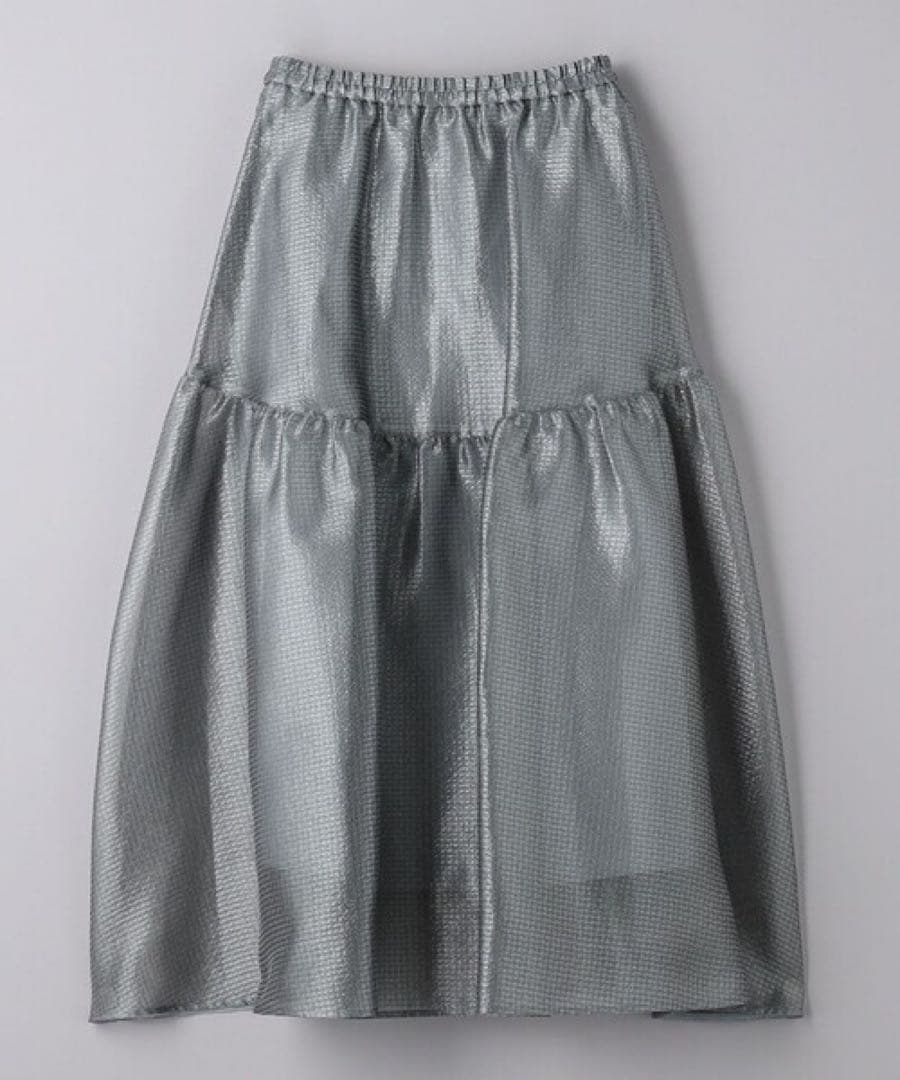 UNITED ARROWS スケルトン シャインジャカード スカート38