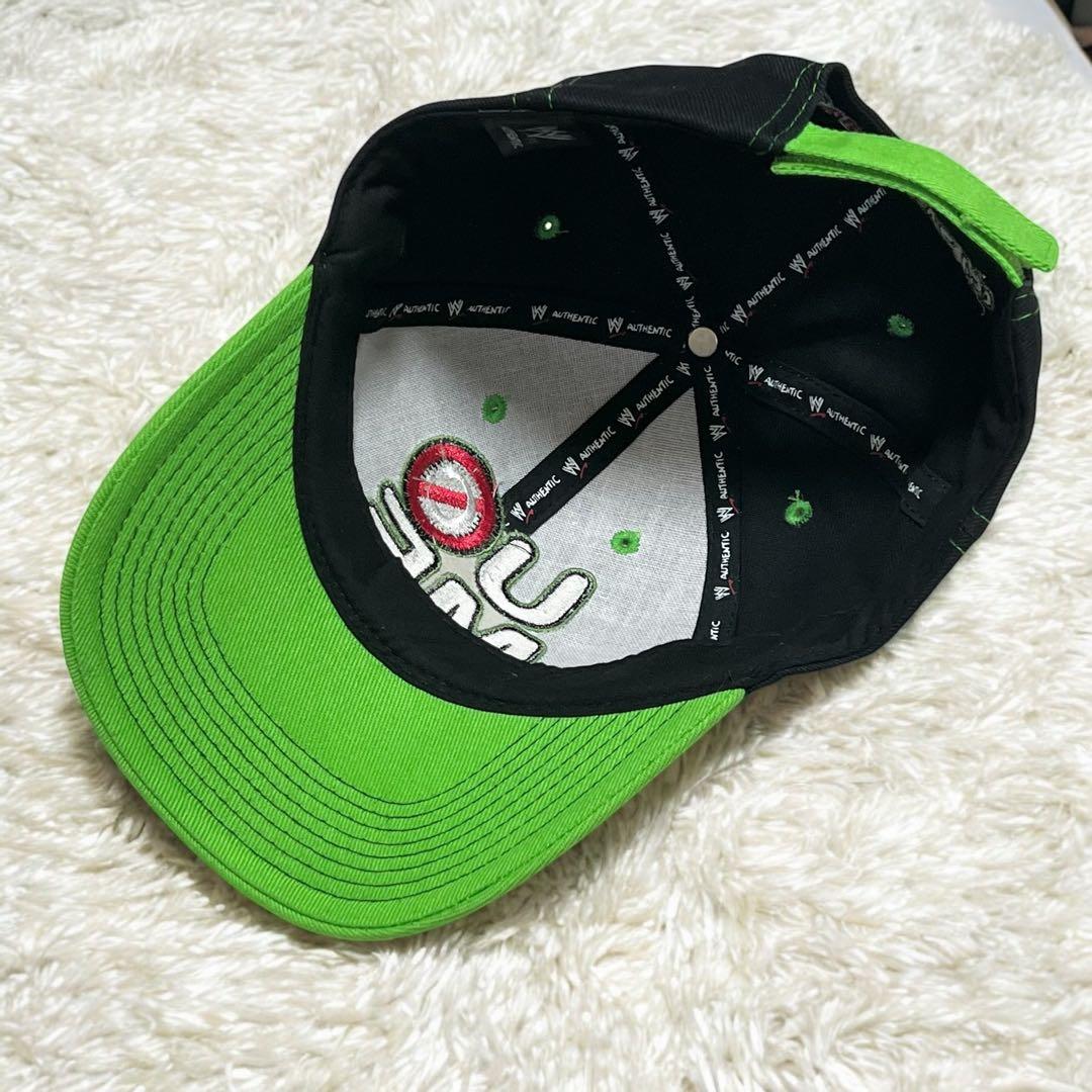 【完売品】WWE ジョン・シナ　JOHN CENA キャップ ネオングリーン