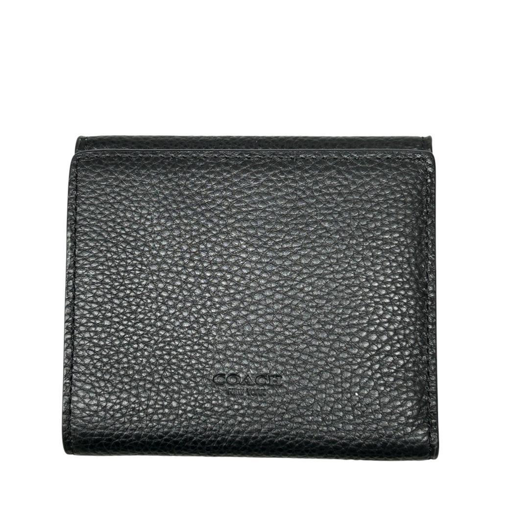 COACH コーチ 黒 ゴールド 財布
