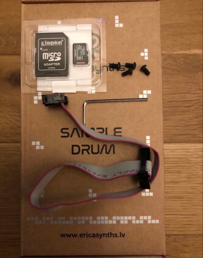 Erica synths Sample drum 元箱＋付属品完備